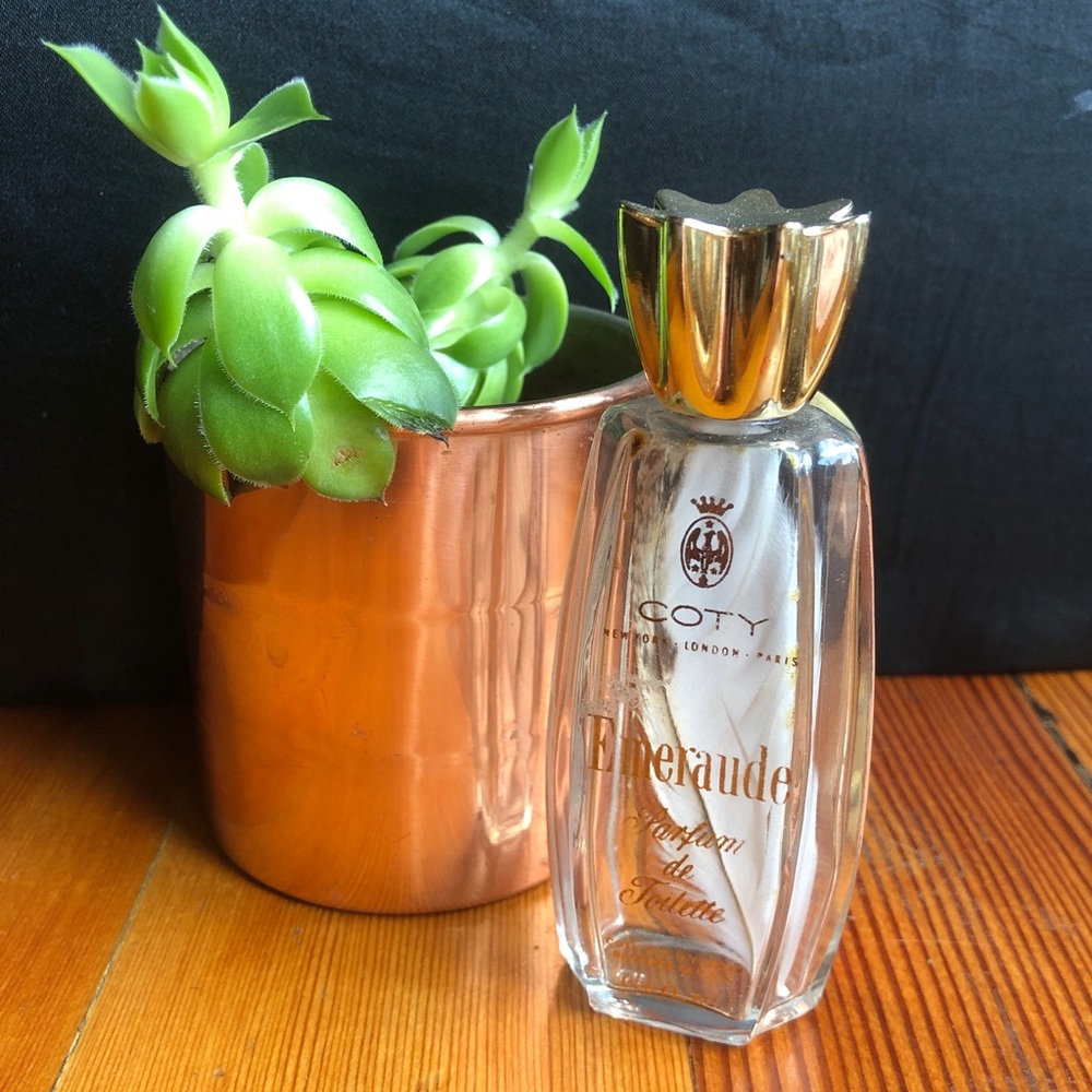 Vintage Feather Display Bottle